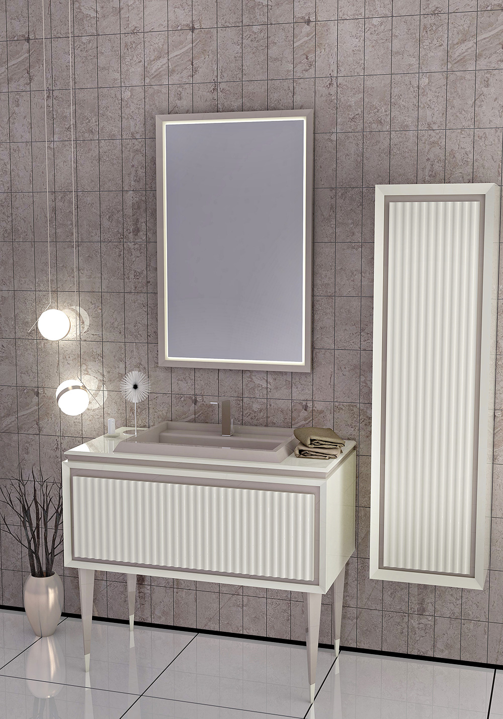 Glamor Banyo Dolabı