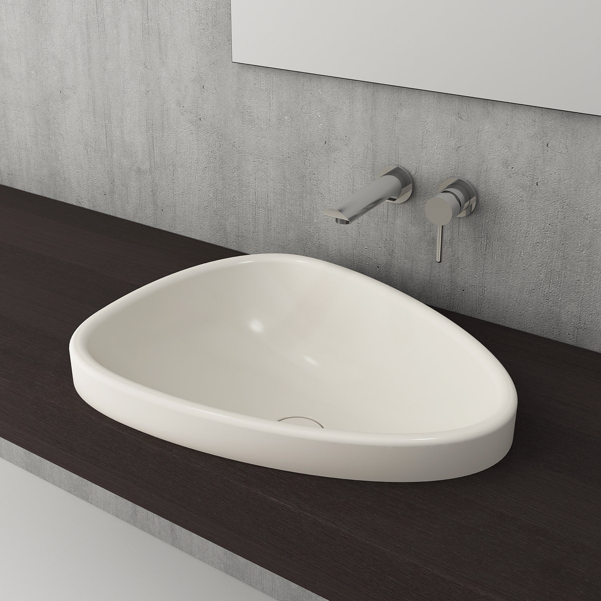 Etna Parlak Beyaz Lavabo